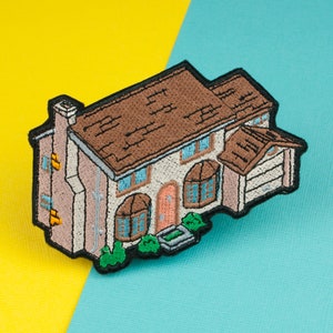 742 Evergreen terrace iron on patch (Simpsons House - The Simpsons) / simpsons / patches / the simpsons / embroidery / patch // Hatty Hats
