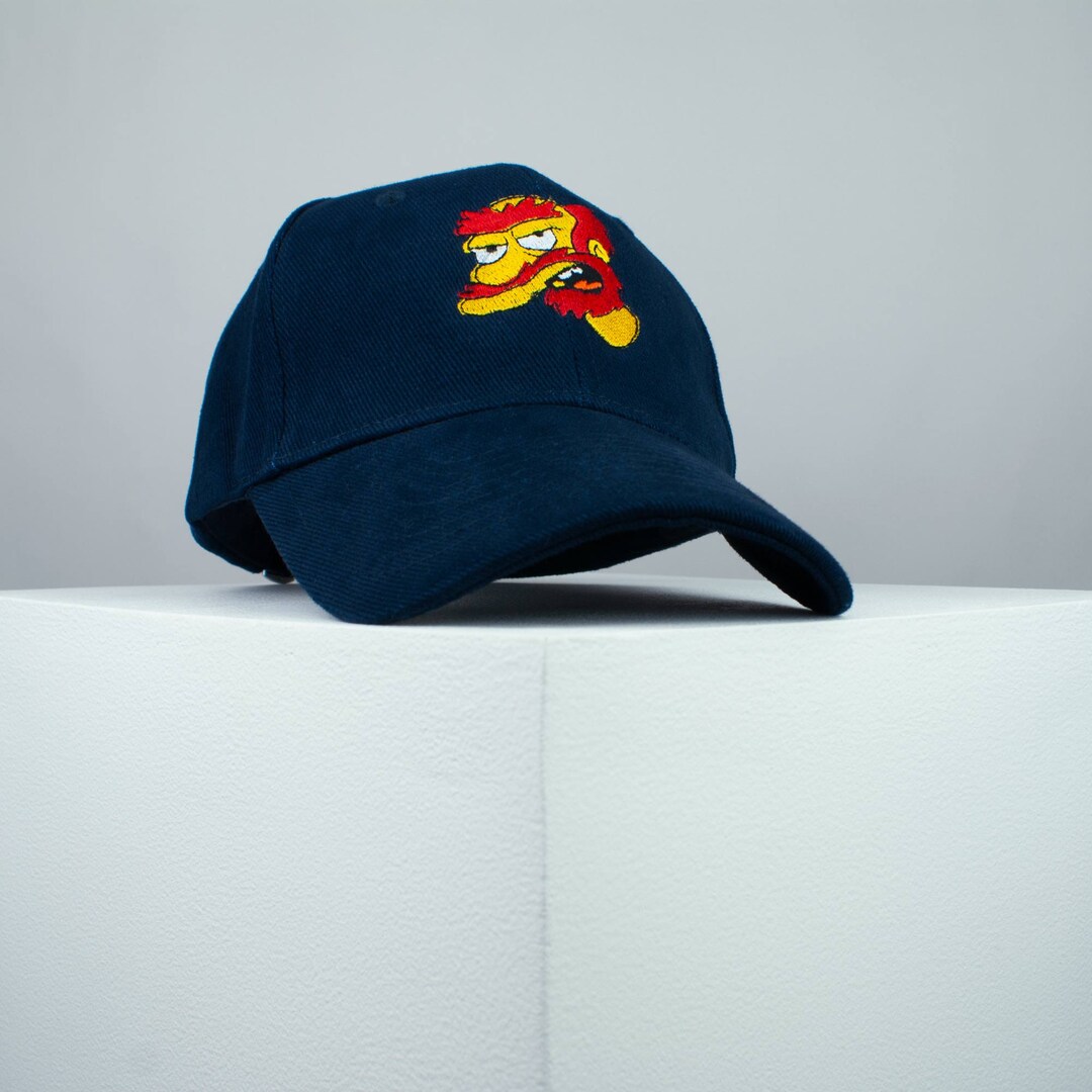 Groundskeeper Willie Embroidered Baseball Cap 8 Hat Colours / the Simpsons  Bart Marge Homer Embroidery Patch Hat Dad Hat Cap // Hatty Hats -   Canada