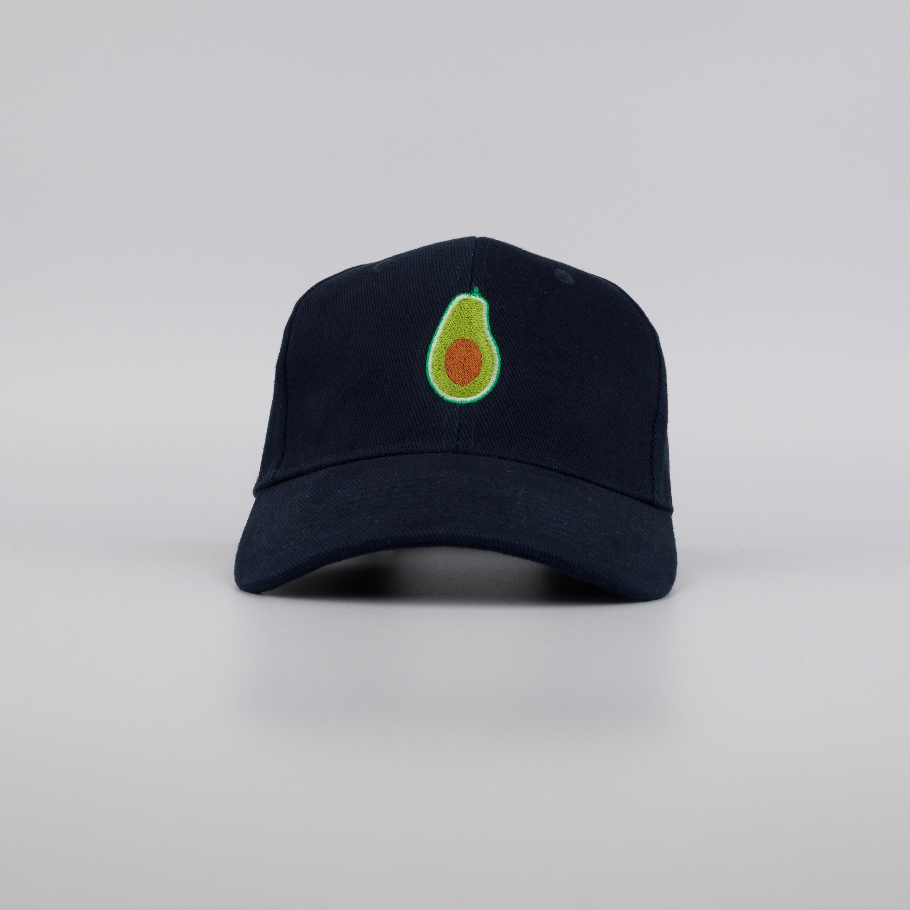 Avocado Embroidered Navy Baseball Cap // **reduced to Clear** // Food ...
