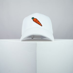 Carrot embroidered baseball cap / bunny / easter / rabbit / carrots / embroidery / patch / hat / dad hat / cap // Hatty Hats