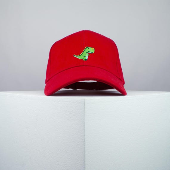 T-rex Dinosaur Embroidered Baseball Cap Premium Hat  display picture 2