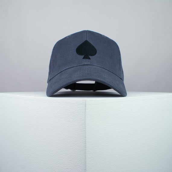Spades Symbol Embroidered Baseball Cap Premium Hat Poker  display picture 1
