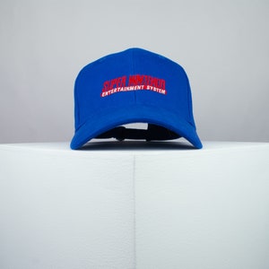 Super Nintendo embroidered baseball cap gamer / gaming SNES retro video games embroidery patch hat dad hat cap // Hatty Hats
