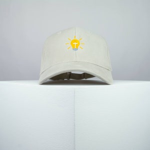 Light bulb embroidered baseball cap / light / patches / feminist / embroidery / patch / hat / dad hat / cap // Hatty Hats image 6