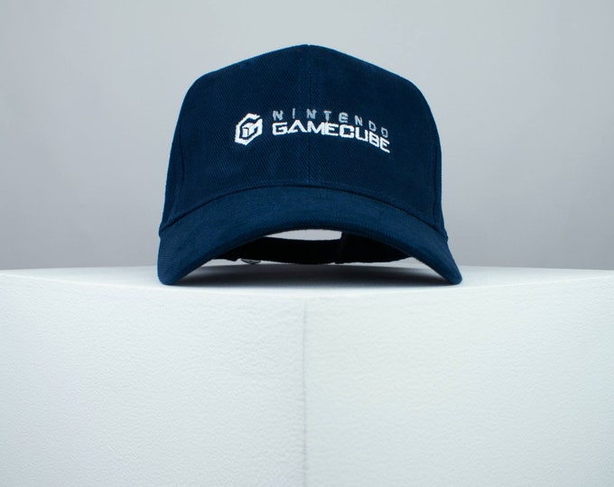 Casquette de baseball brodée Nintendo Gamecube gamer gaming jeux vidéo rétro broderie patch chapeau papa chapeau / / chapeaux