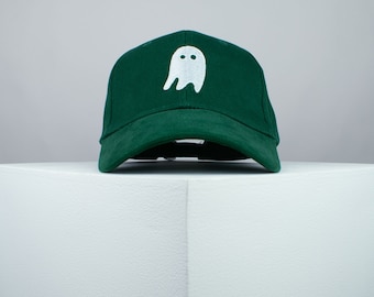 Crazy Ghost embroidered baseball cap / halloween / spooky / costume / cute / embroidery patch hat dad hat cap // Hatty Hats