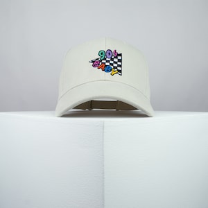 90s Baby embroidered baseball cap / 90s / retro / vintage / rainbow / embroidery / patch / hat / dad hat / cap // Hatty Hats