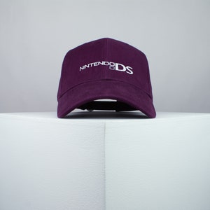 Nintendo DS embroidered baseball cap / gamer / gaming / retro video games / embroidery / patch hat dad hat cap // Hatty Hats