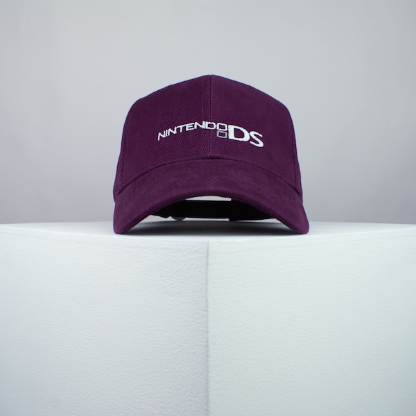 Nintendo DS embroidered baseball cap / gamer / gaming / retro video games / embroidery / patch hat dad hat cap // Hatty Hats
