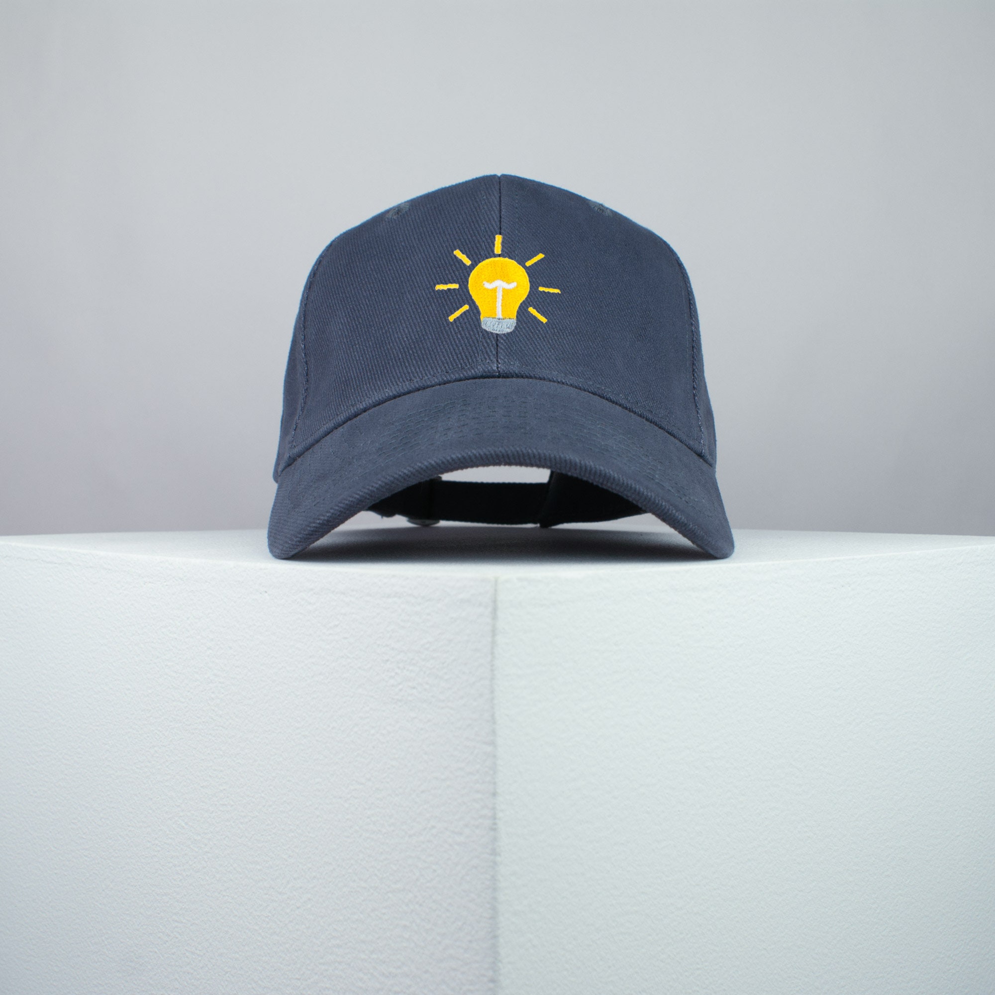 Light Bulb Embroidered Baseball Cap / Light / Patches / Feminist / Embroidery / Patch / Hat / Dad Hat / Cap // Hatty Hats