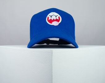 Gorra de béisbol bordada Super Mario Boo, parche bordado para jugador de Mario Nintendo, gorra con parche para planchar // Hatty Hats