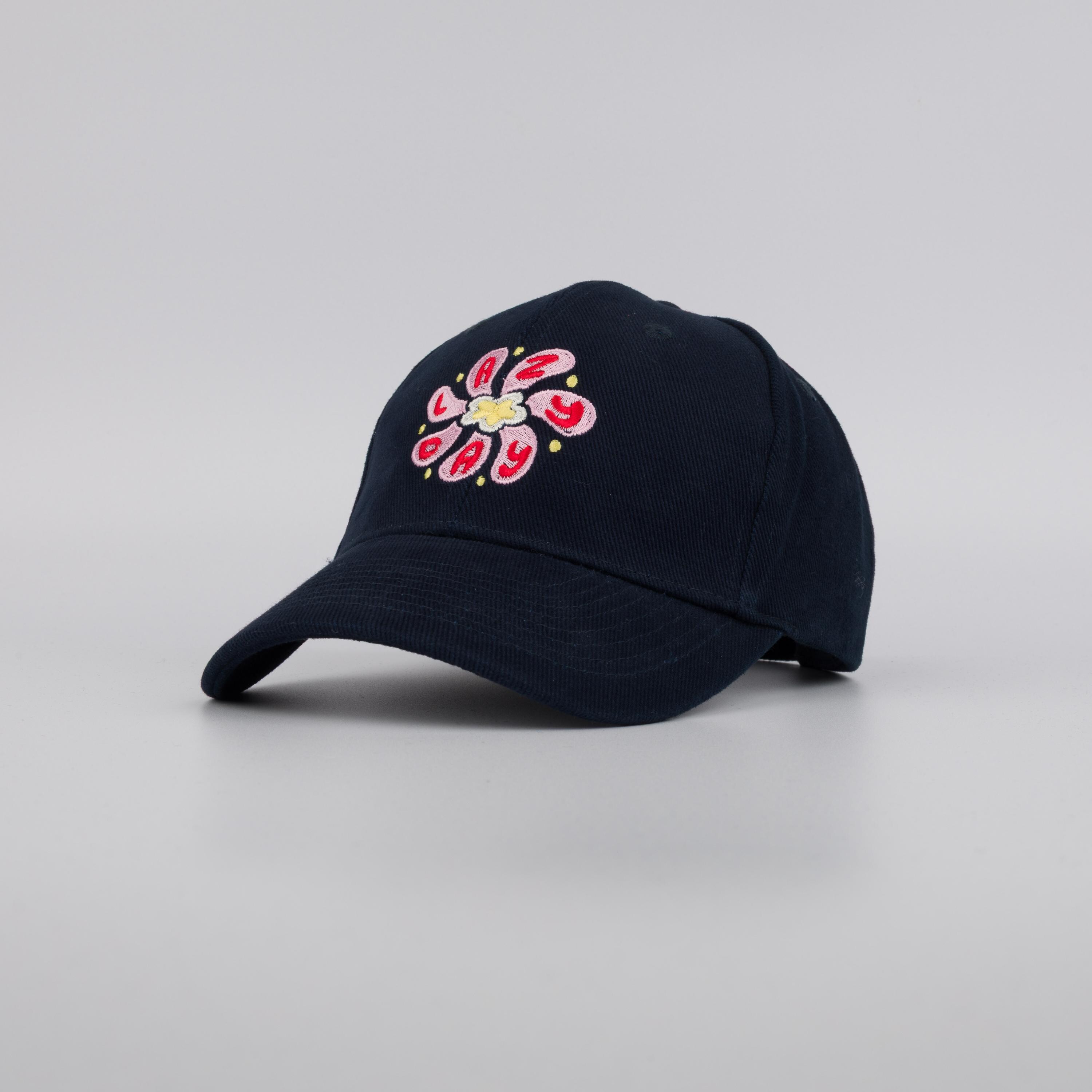 Lazy Day Embroidered Navy Baseball Cap // **reduced to Clear