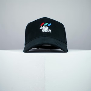 Sega Game Gear embroidered baseball cap gamer / gaming / retro video games / embroidery patch hat dad hat cap // Hatty Hats