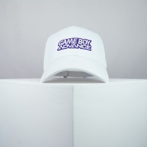 Nintendo Gameboy Advance embroidered baseball cap gamer gaming retro video games embroidery patch hat dad hat // Hatty Hats