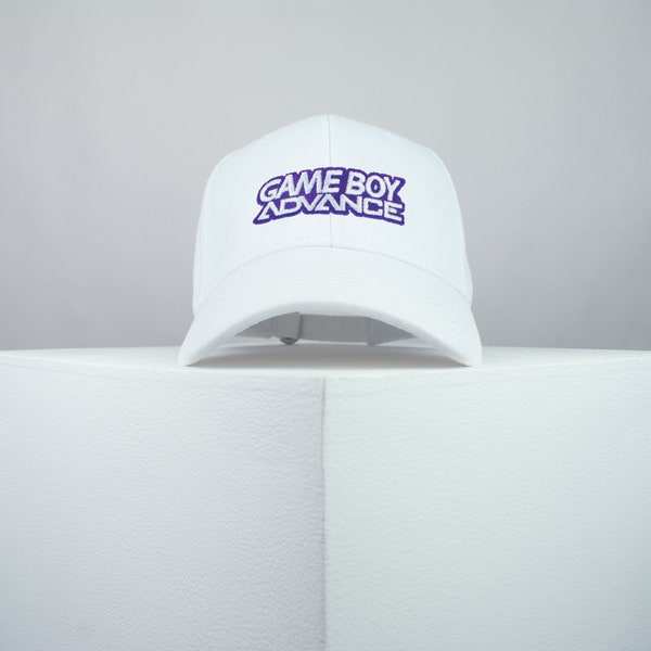 Nintendo Gameboy Advance embroidered baseball cap gamer gaming retro video games embroidery patch hat dad hat // Hatty Hats