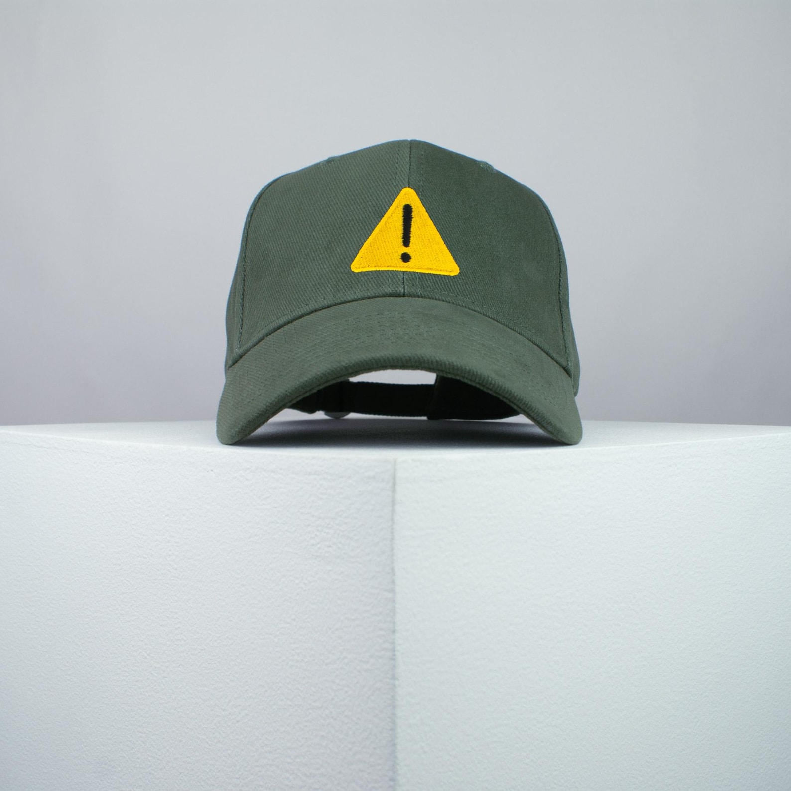 Warning Sign Embroidered Baseball Cap Premium Hat Danger Sign Non Slip ...