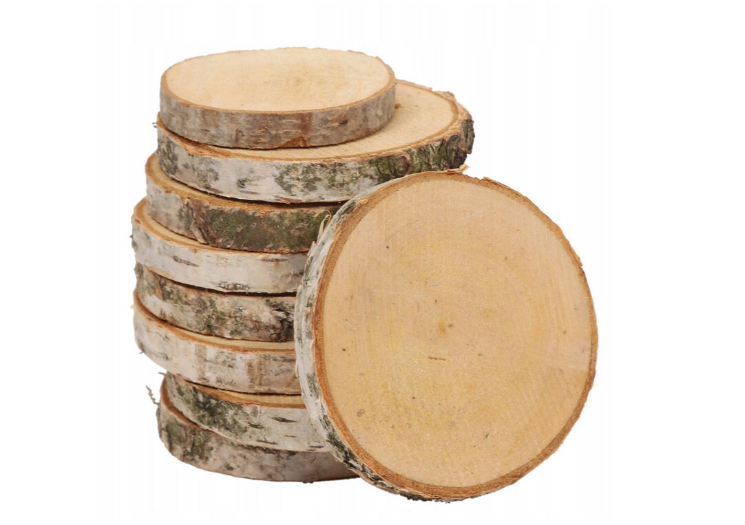 Sous-Verres En Bois De Bouleau - Lot De 12 Avec Motif Fleur De Vie | 10cm