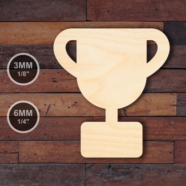 Découpe de trophée en bois • Décor de mariage en bois inachevé, forme de contreplaqué de bouleau, blanc artisanal naturel, plaque découpée au laser, réalisation, prix