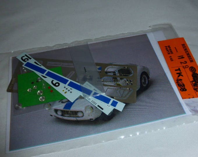 multimedia 1:43 transkit (photoetches, lights, decals etc) for Ferrari 250 GT SWB Le Mans 1961 #19 Madyero TK129