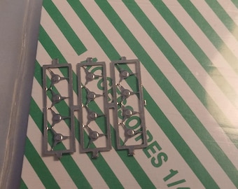 photo etched 1:43 three wings wheelspins for GT and prototypes (12 pieces) for Ferrari, Porsche etc Tron TF38