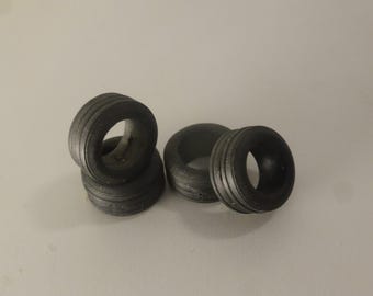 1:43 scale set of 4 treaded tires for GT sportscars and single seaters mm 13.20x8.45 GMT012