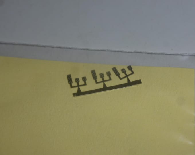 photoetched pedal sets for 1:43 scale models (pack of 3 pieces) Carrara SP35