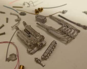 Ferrari 12 cylinders engine 3 litres for Ferrari 250 GTO and other cars of the 60s Remember TK222 1:43