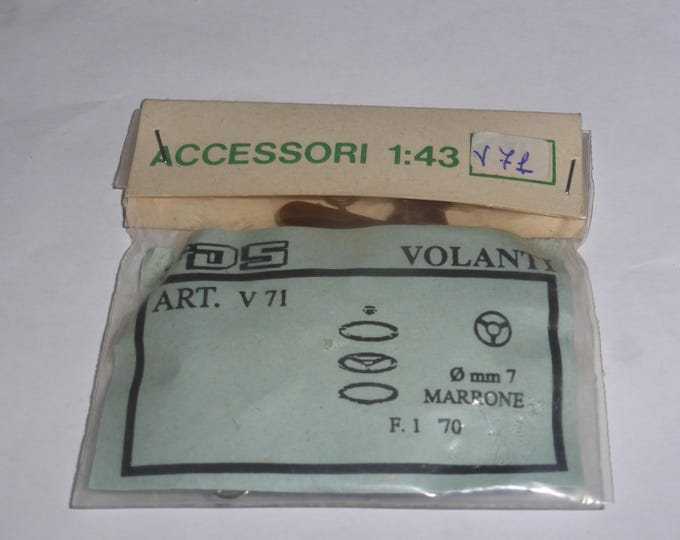 1:43 plastic and photoetched mm 7.0 steering wheels for sports and racing cars of the 70s FDS V71