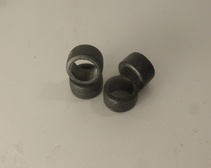 1:43 scale set of 4 slick tires for small Touring and Sport cars (Abarth, Giannini etc) mm 9.80x5.95 GMT010