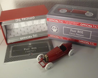 Fiat 802 tipo Gran Premio 1921 Officina942 white metal model 1:43 #SR2