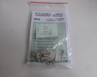 Ford Cosworth DFV V8 engine 1:43 white metal and multimedia kit Tameo PG40 to paint and to assemble