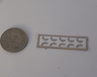 1:43 photoetched door handles for road and racing cars of the 30-40s (pack of 10)