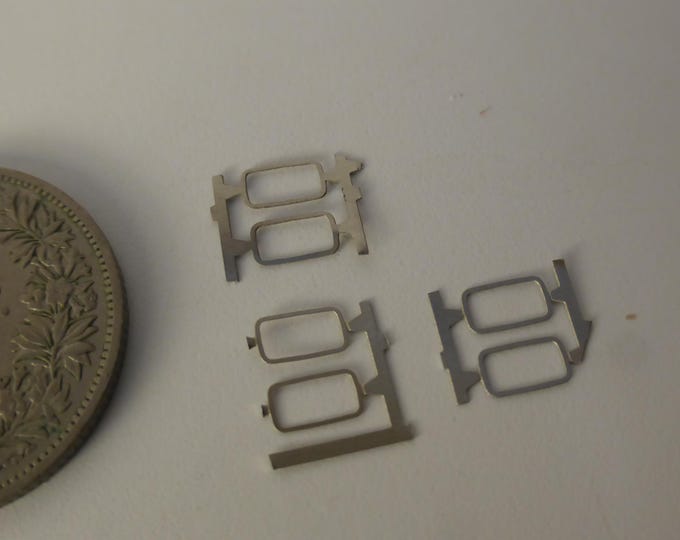 1:43 photoetched foglamps frames for Ferrari 250 LM and other sportscars for the 60-70s (set of 6 pieces)