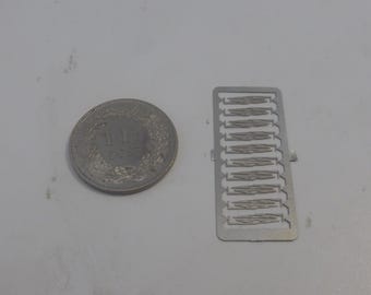 1:43 photoetched windscreen wipers for road and racing cars standard type pack of 10 couples mm 10.00 (long blade)