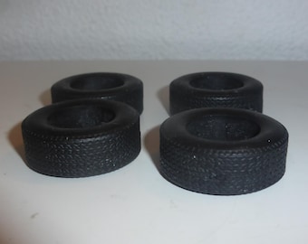 1:18 set of 4 sporting tires for GT and racing cars of the 60-70-80s treaded mm 41.55x15.90