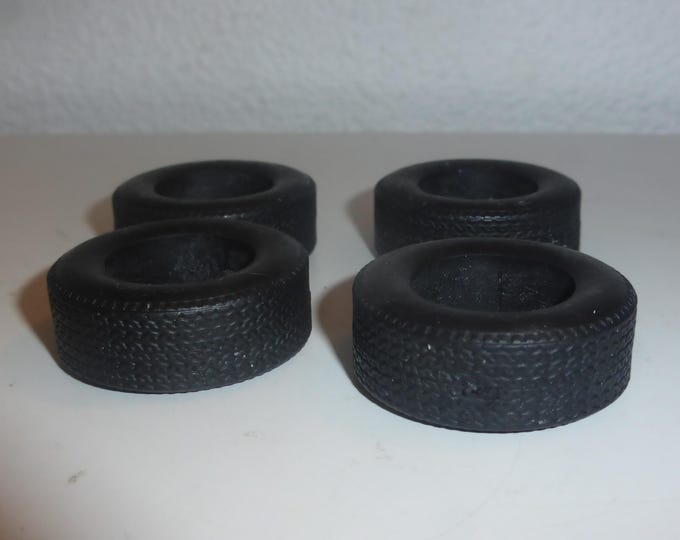 1:18 set of 4 sporting tires for GT and racing cars of the 60-70-80s treaded mm 41.55x15.90