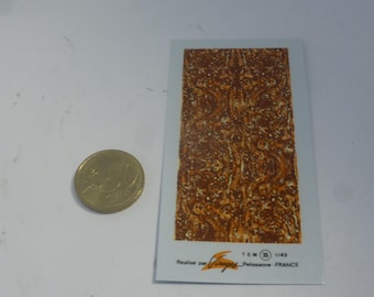 1:43 decals sheet gloss wood effect (cm 8.34x4.15) Virages production TEM35