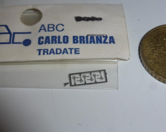 Pack of 6 photoetched bonnet hinges for Ferrari 250 GTO and other cars of the 60s for 1:43 scale models ABC Brianza production F6