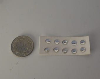 pack of 10 lights (clear) for model cars and other models mm 5.0 round Remember L12