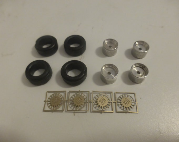 1:43 turned and photoetched wheels for Volkswagen Golf/Corrado G60 and other cars of the 80-90s Robustelli R75