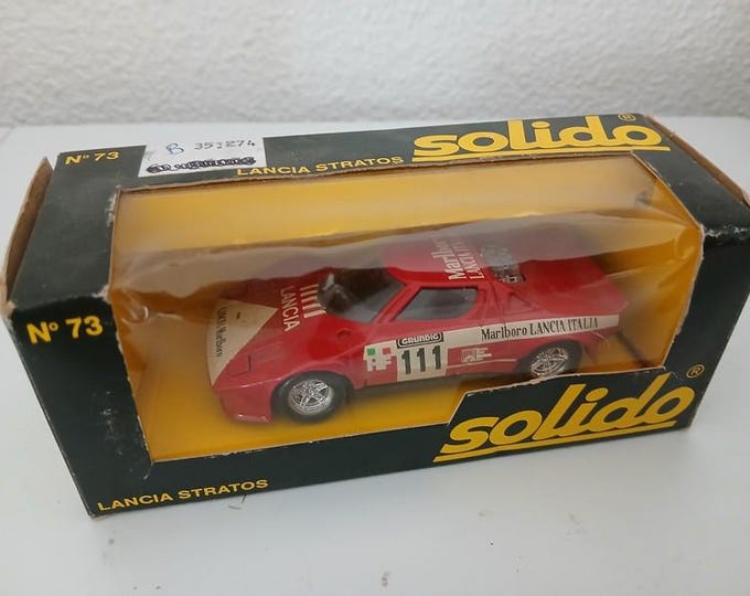 Solido Lancia Stratos Group 5 competition 1:43 vintage diecast model