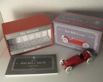 Fiat 803A Corsa 1924 Officina942 white metal model 1:43 #SR4