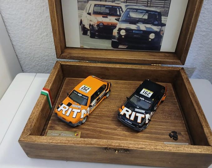 Fiat Ritmo 75 Gr2 Giro d'Italia 1978 #291/292 double models set exceptional CARRARA Models 1:43 factory built CM43B-33/33A
