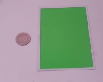 Waterslide decals sheet SATIN DAYGLO GREEN colour (cm 11.25x7.65) Interdecal production