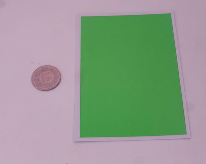 Waterslide decals sheet SATIN DAYGLO GREEN colour (cm 11.25x7.65) Interdecal production