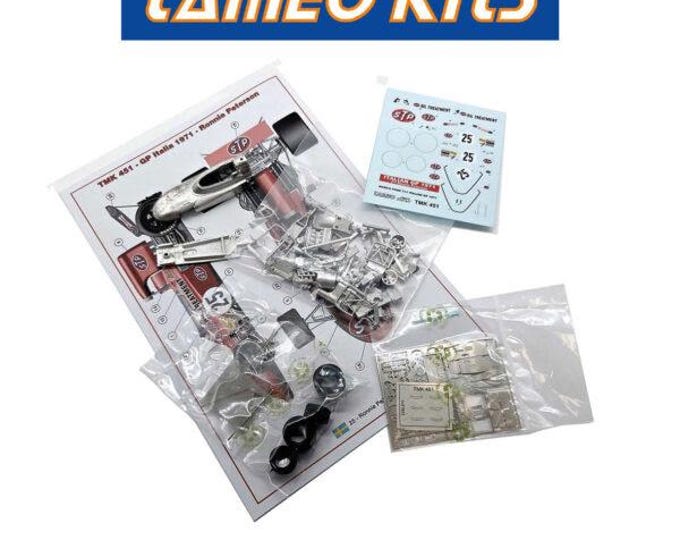 March Ford 711 F.1 Monza Italian GP 1971 Ronnie Peterson TAMEO Kits TMK451 1:43 to paint and to assemble