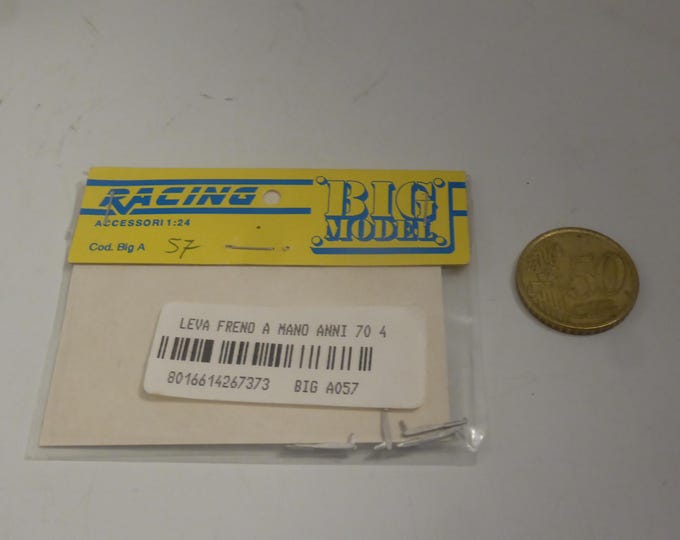 Pack of 4 white metal handbrake levers for 1:24 rally cars 70-80s RACING43 Big-A057