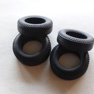 Set of high quality tires for Ferrari 250 GTO64 etc 1:43 Remember Models (see sizes in description) 43REM02