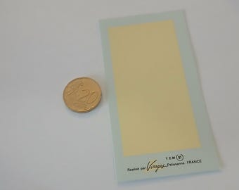 Waterslide decals gloss CREAM colour (printed area cm 8.3x4.2) Virages production TEM91