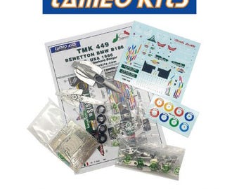 Benetton Bmw B186 F.1 USA GP 1986 Fabi or Berger TAMEO Kits TMK449 1:43 to paint and to assemble